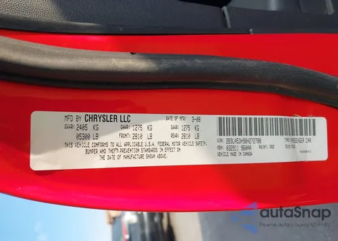 2008 Dodge Charger R/T из США, поврежденный, VIN 2B3LA53H98H272788